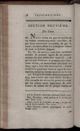 Section Neuvième. Du Cœur