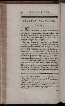 Section Neuvième. Du Cœur