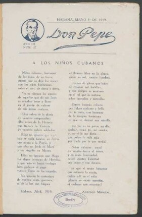 3,37.1918: Don Pepe, 3,37.1918