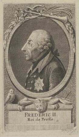 Bildnis des Frederic II. de Prusse