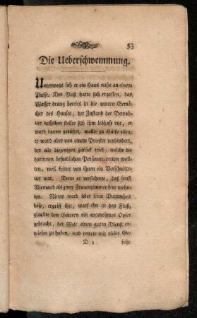 Die Überschwemmung.