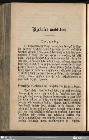 Njekotre modlitwy