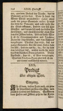 736-751, XXX. Predigt