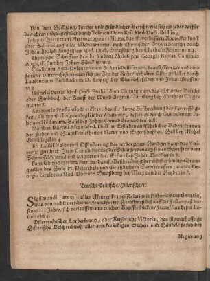 Teutsche Politische/ Historische/ ec.