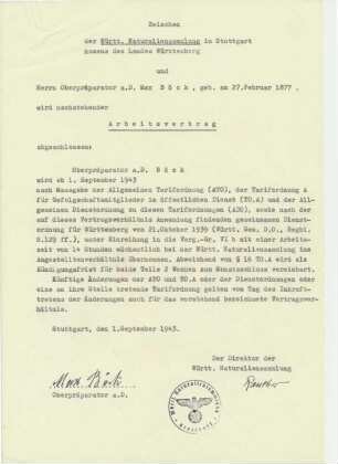 Arbeitsvertrag