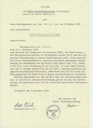 Arbeitsvertrag
