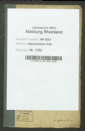 Ernennung einer Behörde an die Stelle der ehemaligen Präfektur-Räte