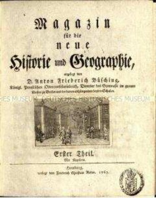 Zeitschrift für neue Geschichte und Geographie