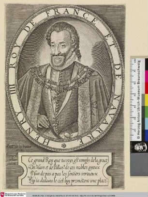 HENRI IIII ROY DE FRANCE ET DE NAVARRE [Heinrich IV., König von Frankreich]
