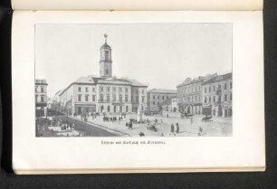 Rathaus und Marktplatz von Czernowicz.