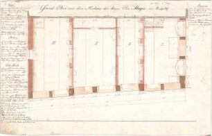 Reiffenstuel, Michael; München, Karlsplatz; Haus Meyer - Grundriss