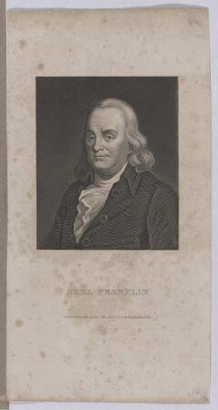 Bildnis des Benj. Franklin