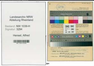 Entnazifizierung Alfred Hensel , geb. 25.06.1922 ()