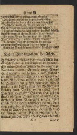 [VIII.] Die in Blut begrabene Keuscheit