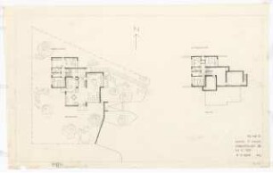 Wohnhaus F. Haas, Karlsruhe Vorentwurf 4: Grundrisse 1:100