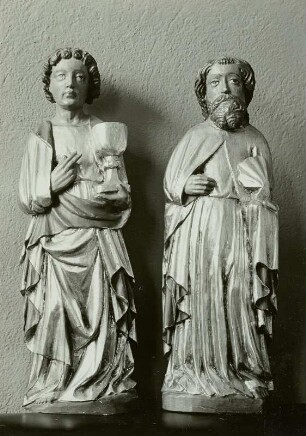 Zwei Apostel : Cunewalde, Dorfkirche, zwei Apostel