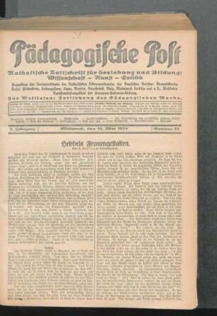 Hebbels Frauengestalten