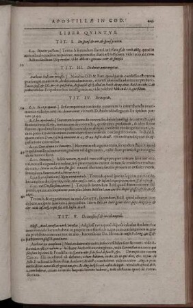 Liber Quintus. - Liber IX.