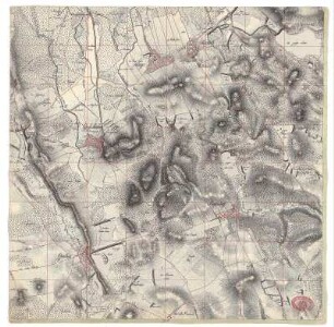 Großsteinberg, Klinga, Grethen, Beiersdorf. Blatt 61 aus: Meilenblätter von Sachsen