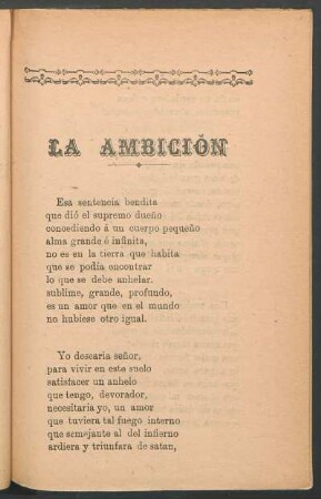La ambición