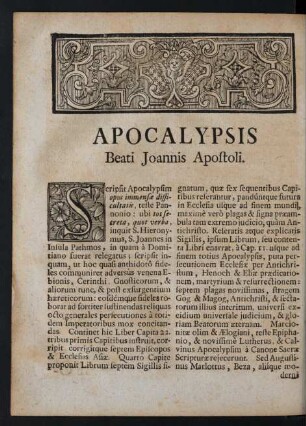 Apocalypsis Beati Joannis Apostoli