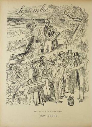 Les Mois, par Heidbrinck. Septembre