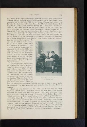 Charlotte Wolter und Georg Reimers in "Die neue Zeit"