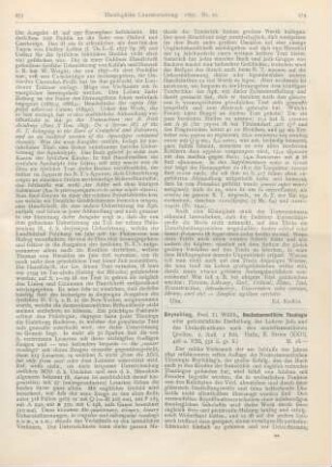274-277 [Rezension] Beyschlag, Willibald, Neutestamentliche Theologie