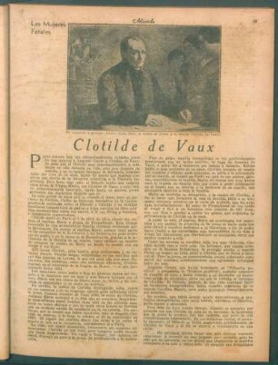 Clotilde de Vaux : Las mujeres fatales