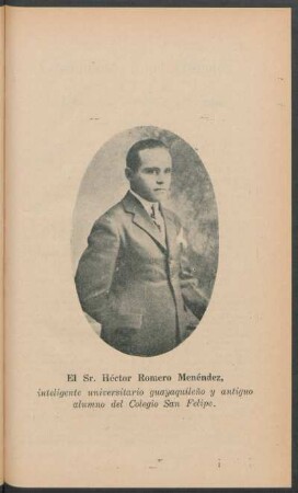 [Fotografía de] Héctor Romero Menéndez