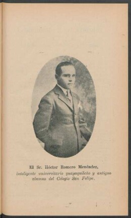[Fotografía de] Héctor Romero Menéndez