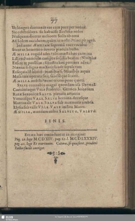 Errata haec emendentur in margine