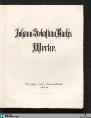 22 : Joh. Seb. Bach's Kirchencantaten ; Bd. 10: No. 91–100