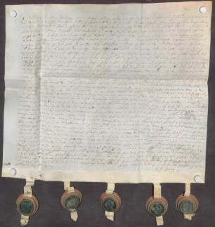 Instrumentum cautionis des Johann Hugo von Hagen zur Motten.