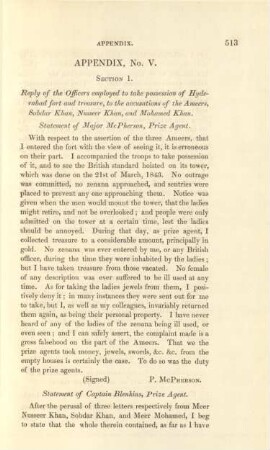 Appendix, No. V.