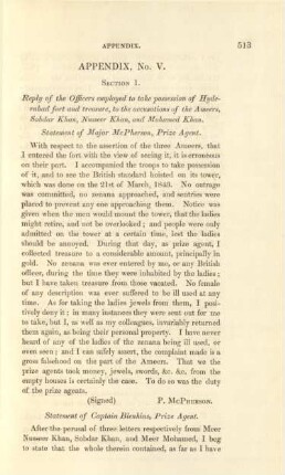 Appendix, No. V.
