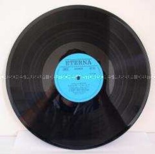 Schallplatte mit Aufnahmen von Ludwig van Beethoven, Platte