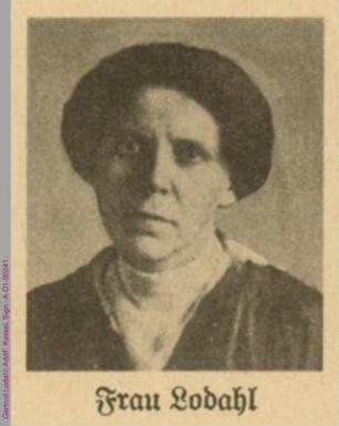 Porträt von Gertrud Lodahl