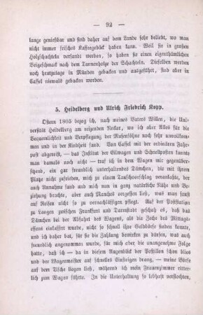 5. Heidelberg und Ulrich Friedrich Kopp