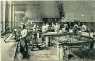 Produktion beim Schokoladen- und Süßwarenhersteller "Antoine" in Brüssel