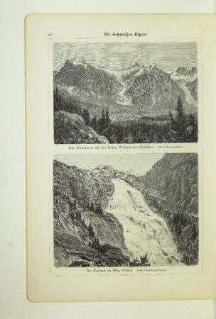 Der Tosafall im Ober-Wallis