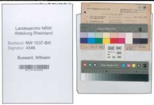 Entnazifizierung Wilhelm Bussard , geb. 28.06.1896 (Feuerwehrmann)