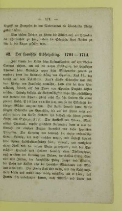 42. Der spanische Erbfolgekrieg. 1701-1714