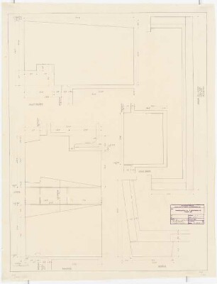 I.G.-Farben, Frankfurt/Main Verwaltungsgebäude: Stein-Details Mittelhalle zur Straßenseite 1:1
