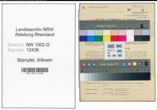 Entnazifizierung Wilhelm Stampfel, geb. 01.04.1913 (Redakteur)