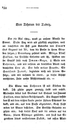 Reise von Teheran bis Tabriz.