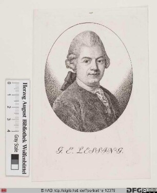 Bildnis Gotthold Ephraim Lessing