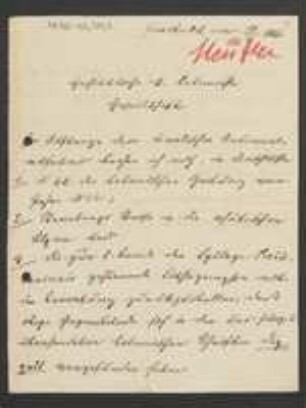 Brief von Ludwig von Hohenbühel-Heufler an Regensburgische Botanische Gesellschaft