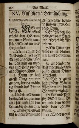 XV. Auf Mariä Heimsuchung. - XIX. Auf die Apostel-Tage.