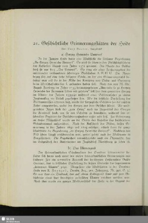 21. Geschichtliche Erinnerungsstätten der Heide
